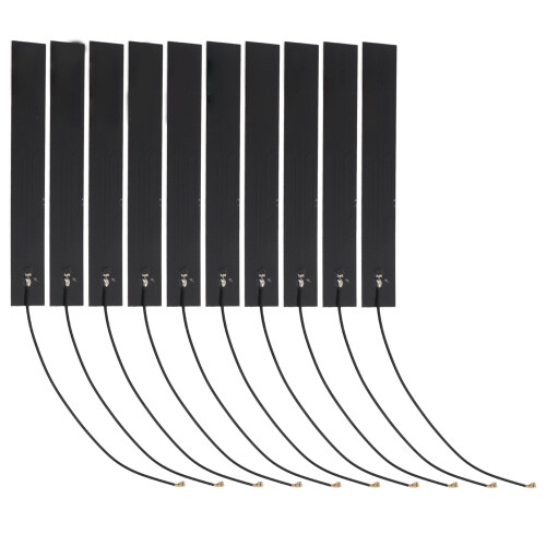 10 Stück Hochdichte Abschirmung Interne Antenne mit RG1.13 Kabel 1