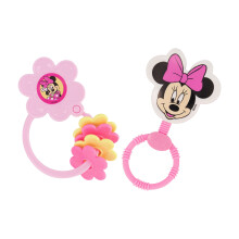 2 pary Disney Minnie Mouse Ksztalt postaci Grzechotka i brelok Gryzak Premium Zabawki urodzinowe dla malucha Zabawki zabkujace dla niemowlat Swietne