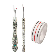 Vintage Stitch with Sewing Tape, Ergonomic Grip Seam for Needles, Fabric Patterns, Thread Removal Silver