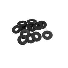uxcell Rubber Flat Washers 16mm OD 6mm ID 1.5mm Thickness for Faucet Pipe Water Hose Pack of 10