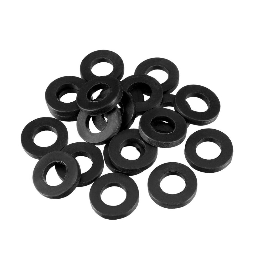 uxcell Rubber Flat Washers 19mm OD 10mm ID 3mm Thickness for Faucet Pipe Water Hose Pack of 20-image-OPC-PJYDS5F-NEW