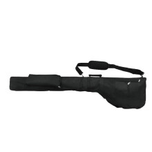 Golf Club Bag Large Capacity Foldable Golf Practice Pencil Bag with Zip Closure in Black Durable Lightweight Design