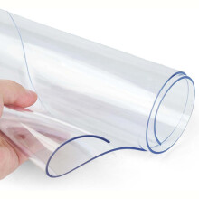 PVC Tablecloth, Transparent Waterproof Table Protector, 2mm Thick, 70x120cm for Indoor and Outdoor Home Parties