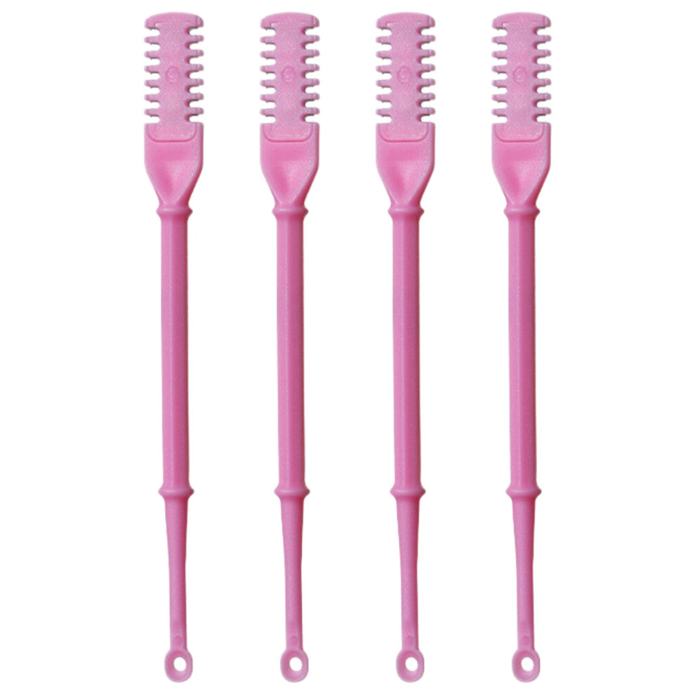Nose Hair Trimmer 360 Degree Rotatable with Ear Picker 4 Piece Portable Manual Tool for Easy Hair Removal