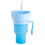 Stadium Cup Popcorn Large Snack Cup 1000ml Multifunctional Blue Plastic Beverage Container 1