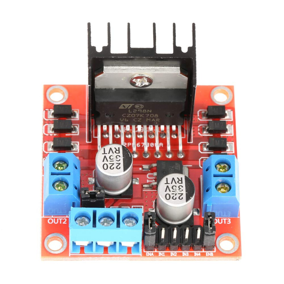 L298n Motor Control Card Dual H-Bridge Module For Dc And Stepper Motors, 2A Current, Compatible With Arduino 6482260138282