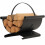 Modern Loft Style Metal Log Basket for Fireplaces 1