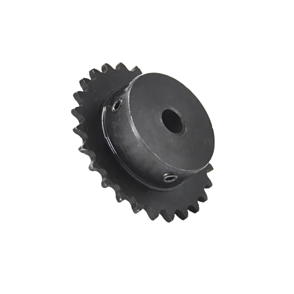 Mechanical Roller Chain Sprockets 04C Sprocket 20T 24T 25T 30T 40T 45# Steel D-Shaped Hole Keyway Industrial Sprocket 6482260138350