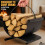 Modern Loft Style Metal Log Basket for Fireplaces 6