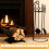 Modern Loft Style Metal Log Basket for Fireplaces 7