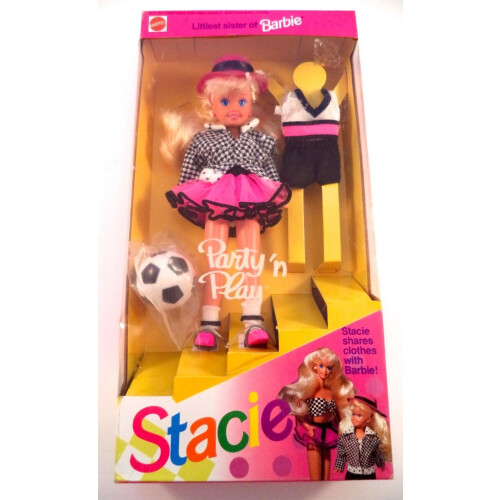 Barbie Barbie - Κόρη STACIE για πάρτι, μικρότερη αδελφή της Barbie (1992) 2
