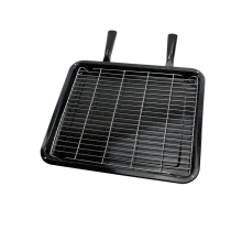 XXL Extra Large Grill Pan Tray Double Handle 440mm x 370mm for UNIVERSAL Oven Cooker