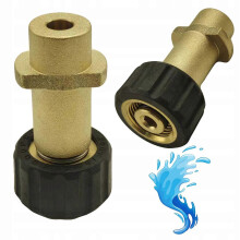 Rosfix Adapter für Hochdruckreiniger 1/4Qc auf Kärcher K Bajonett | Gewinde M22X1,5mm