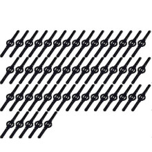 50 stücke Kunststoff Rasenmäher Klingen Cordless Gras Trimmer Ersatz Teile