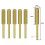 (4.8mm)5PCS Diamond Chainsaw Sharpener Burr Grinder Chain Saw Drill Bit Abrasive Tool For Dremel Echo 2