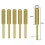 (4.8mm)5PCS Diamond Chainsaw Sharpener Burr Grinder Chain Saw Drill Bit Abrasive Tool For Dremel Echo 1