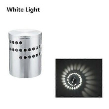 (Weiß) Wandleuchte mit Spirallocheffekt, RGB-Farbwechsel und Fernbedienung für stimmungsvolle Beleuchtung