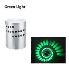 (Grün) Wandleuchte mit Spirallocheffekt, RGB-Farbwechsel und Fernbedienung für stimmungsvolle Beleuchtung