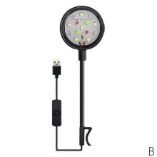 (Schwarz) 2025 Aquarium LED Lampe Bunte Lichter Farbwechsel Blase Licht LED Tauchen Lichter