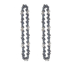 2PCS 4 Inch Mini Cordless Electric Chainsaw Chain for Cutting Wood Tree Branches, Pruning Yard Gardening