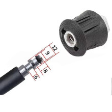 (Für.Lavor.Metal) Hochdruckreiniger-Schlauchanschlussadapter M22 für Karcher Nilfisk Hochdruck