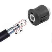 (Für. Nifisk. Metall) Hochdruckreiniger-Schlauchanschlussadapter M22 für Karcher Nilfisk Hochdruck