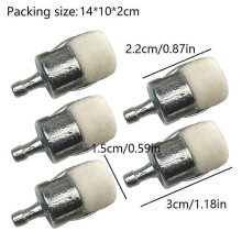 5 stücke Filz Kraftstoff Filter für Homelite für Echo Poulan 13120519831 Trimmer Kettensäge Benzin Motor