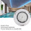 LED Simming Pool Light Waterproof Underwater Wall Mounted Light RGB Remote Control Submersible Light 5