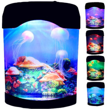 Jellyfish Lamp LED Color Changing Aquarium Mood Night Light for Home Office Hotel