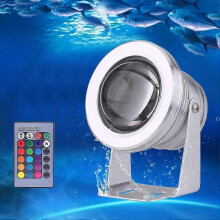 Color Changing Spotlights, Waterproof Submersible LED Lights with Remote Control, LED Underwater Lights