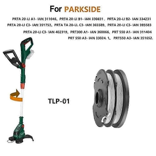 2Pcs For Parkside Lawn Mower Wire Reels Grass Trimmer Spools Replacement,TLP-01 2