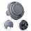 (3pcs)Black & Decker STC5433/STC5433PC Type 1 Heavy Duty Line Spool Cap DCQ 5