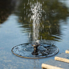 Outdoor Pool Waterview Flow Water Floating Solar Fountain