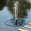 Outdoor Pool Waterview Flow Water Floating Solar Fountain 1
