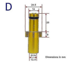 (D)Universal-Hochdruckreiniger-Bajonettanschluss und Schneeschaumdüsenadapter, Multi-Brand yu