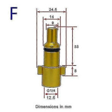 (F)Universal-Hochdruckreiniger-Bajonettanschluss und Schneeschaumdüsenadapter, Multi-Brand yu
