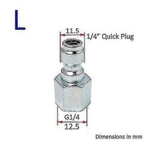 (L)Universal-Hochdruckreiniger-Bajonettanschluss und Schneeschaumdüsenadapter, Multi-Brand yu