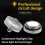 12pcs Yellow Waterproof Underwater Round LED Submersible Lights 4