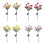 (Orange)Outdoor LED 7 Solar Simulation Flower Lights, 2 Pack 2025 4