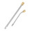 (Brass)2x Washer Extension Gutter Cleaner Attachment Accessory Pressure Washer Gutter Rod for Lance 1
