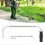 Rubberized Ergonomic Handle for Efficient String Trimmer Use in Gardens 3