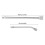 (Brass)2x Washer Extension Gutter Cleaner Attachment Accessory Pressure Washer Gutter Rod for Lance 3