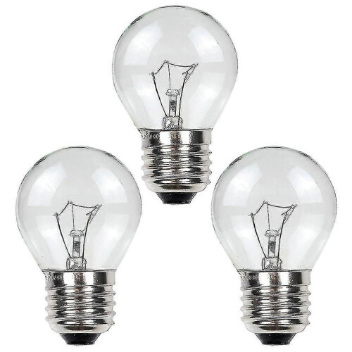3pcs E27 40w Microwave Oven Lamp Replacement Appliance Glass Light Bulb 1