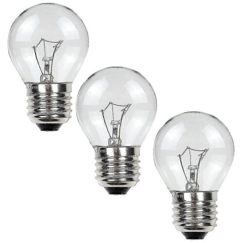 3pcs E27 40w Microwave Oven Lamp Replacement Appliance Glass Light Bulb 2