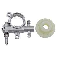 1Set 2500/3800 Kettensäge Ersatzteile Kettensäge Ölpumpe mit Schneckengetriebe Fit für Kettensäge 25CC/38CC
