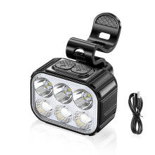 (White)2025 Rechargeable Cycling Lights with Multiple Modes