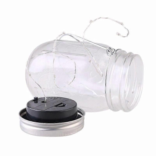 (Yellow)LED Light Solar For Lid Insert Color Changing Garden Decor MR @373
