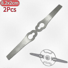 (2 Stück 8,2 cm x 2 cm) Ersatzklingen aus Edelstahl, Ersatzmesser für Rasentrimmer Stihl FSA 45 FSA