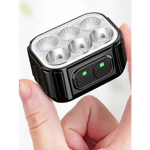(White)Rechargeable Cycling Lights with Multiple Modes 2025 1