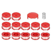 (Style 2)For Craftsman Cmcst900 / Cmcst915 Lawn Mower 10 Line Spools + Spool Cap + Spring Set, Cmzst065